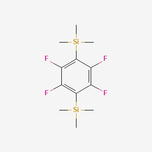 trimethyl-(2,3,5,6-tetrafluoro-4-trimethylsilylphenyl)silane CAS 16956-91-5