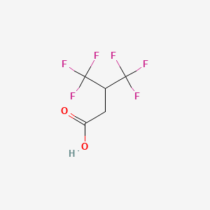 4,4,4-trifluoro-3-(trifluoromethyl)butanoic acid CAS 17327-33-2