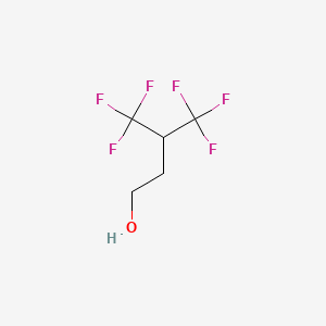 4,4,4-trifluoro-3-(trifluoromethyl)butan-1-ol CAS 17327-35-4