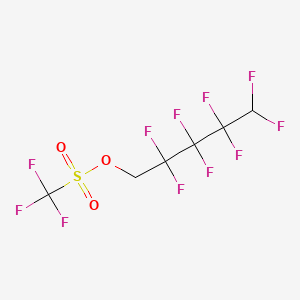 2,2,3,3,4,4,5,5-octafluoropentyl trifluoromethanesulfonate CAS 17352-10-2