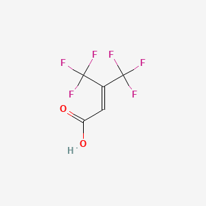 4,4,4-trifluoro-3-(trifluoromethyl)but-2-enoic acid CAS 1763-28-6