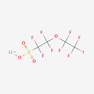 lithium 1,1,2,2-tetrafluoro-2-(1,1,2,2-tetrafluoro-2-iodoethoxy)ethanesulfonate CAS 1799308-80-7