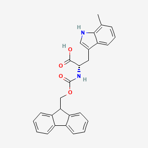 (2S)-2-(9H-fluoren-9-ylmethoxycarbonylamino)-3-(7-methyl-1H-indol-3-yl)propanoic acid CAS 1808268-53-2