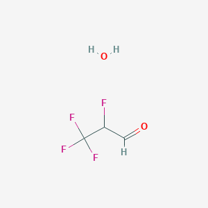 2,3,3,3-tetrafluoropropanal;hydrate CAS 1822790-01-1