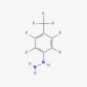 [2,3,5,6-tetrafluoro-4-(trifluoromethyl)phenyl]hydrazine CAS 1868-85-5