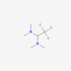2,2,2-trifluoro-1-N,1-N,1-N',1-N'-tetramethylethane-1,1-diamine CAS 188429-64-3