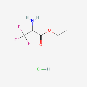 ethyl 2-amino-3,3,3-trifluoropropanoate;hydrochloride CAS 193140-71-5