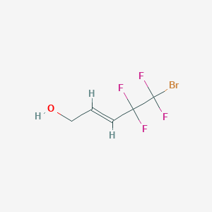 (E)-5-bromo-4,4,5,5-tetrafluoropent-2-en-1-ol CAS 196597-11-2