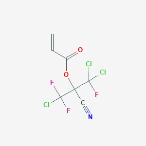 (1,1,3-trichloro-2-cyano-1,3,3-trifluoropropan-2-yl) prop-2-enoate CAS 1980039-01-7