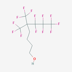 6,6,7,7,8,8,8-heptafluoro-5,5-bis(trifluoromethyl)octan-1-ol CAS 1980040-36-5