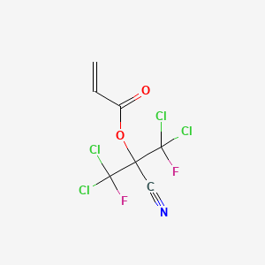 (1,1,3,3-tetrachloro-2-cyano-1,3-difluoropropan-2-yl) prop-2-enoate CAS 1980044-60-7