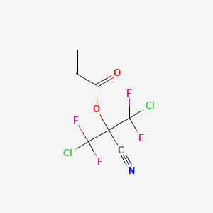 (1,3-dichloro-2-cyano-1,1,3,3-tetrafluoropropan-2-yl) prop-2-enoate CAS 1980086-52-9