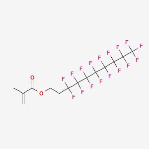 3,3,4,4,5,5,6,6,7,7,8,8,9,9,10,10,10-heptadecafluorodecyl 2-methylprop-2-enoate CAS 1996-88-9
