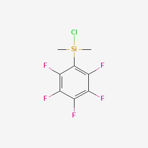 chloro-dimethyl-(2,3,4,5,6-pentafluorophenyl)silane CAS 20082-71-7