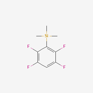 trimethyl-(2,3,5,6-tetrafluorophenyl)silane CAS 20083-07-2
