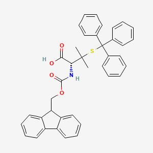 (2R)-2-(9H-fluoren-9-ylmethoxycarbonylamino)-3-methyl-3-tritylsulfanylbutanoic acid CAS 201531-88-6