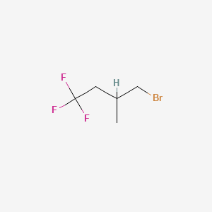 4-bromo-1,1,1-trifluoro-3-methylbutane CAS 203302-90-3