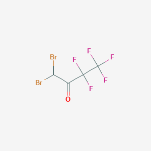 1,1-dibromo-3,3,4,4,4-pentafluorobutan-2-one CAS 203302-96-9