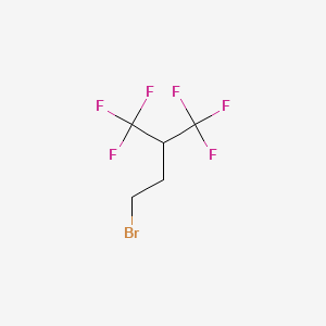 4-bromo-1,1,1-trifluoro-2-(trifluoromethyl)butane CAS 203303-02-0