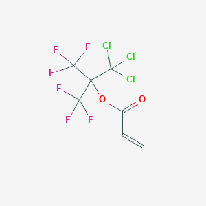 [1,1,1-trichloro-3,3,3-trifluoro-2-(trifluoromethyl)propan-2-yl] prop-2-enoate CAS 2040356-43-0