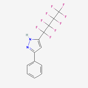 5-(1,1,2,2,3,3,4,4,4-nonafluorobutyl)-3-phenyl-1H-pyrazole CAS 204130-95-0