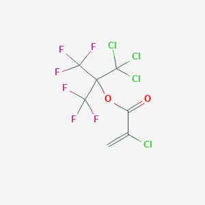 [1,1,1-trichloro-3,3,3-trifluoro-2-(trifluoromethyl)propan-2-yl] 2-chloroprop-2-enoate CAS 2043217-94-1