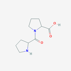 1-(pyrrolidine-2-carbonyl)pyrrolidine-2-carboxylic acid CAS 20488-28-2