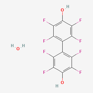 2,3,5,6-tetrafluoro-4-(2,3,5,6-tetrafluoro-4-hydroxyphenyl)phenol;hydrate CAS 205926-99-4