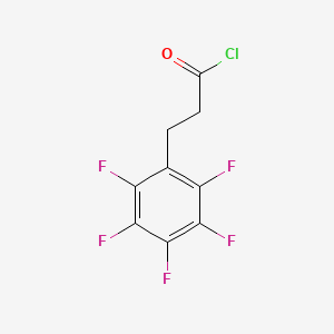 3-(2,3,4,5,6-pentafluorophenyl)propanoyl chloride CAS 2063-40-3