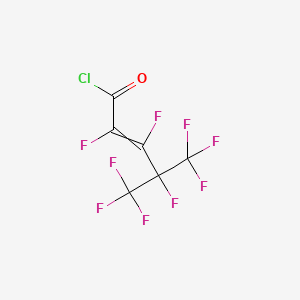2,3,4,5,5,5-hexafluoro-4-(trifluoromethyl)pent-2-enoyl chloride CAS 207671-78-1