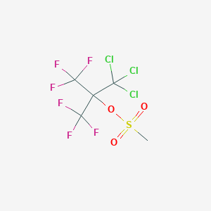 [1,1,1-trichloro-3,3,3-trifluoro-2-(trifluoromethyl)propan-2-yl] methanesulfonate CAS 2149590-50-9