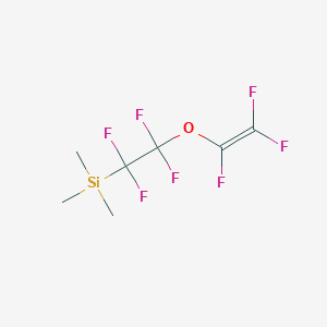 trimethyl-[1,1,2,2-tetrafluoro-2-(1,2,2-trifluoroethenoxy)ethyl]silane CAS 2149590-60-1