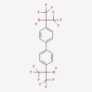 1,1,1,3,3,3-hexafluoro-2-[4-[4-(1,1,1,3,3,3-hexafluoro-2-hydroxypropan-2-yl)phenyl]phenyl]propan-2-ol CAS 2180-30-5
