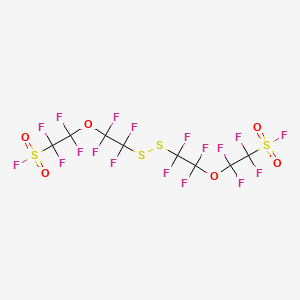1,1,2,2-tetrafluoro-2-[1,1,2,2-tetrafluoro-2-[[1,1,2,2-tetrafluoro-2-(1,1,2,2-tetrafluoro-2-fluorosulfonylethoxy)ethyl]disulfanyl]ethoxy]ethanesulfonyl fluoride CAS 2244083-88-1