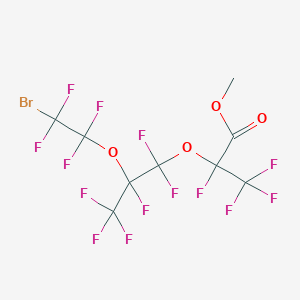 methyl 2-[2-(2-bromo-1,1,2,2-tetrafluoroethoxy)-1,1,2,3,3,3-hexafluoropropoxy]-2,3,3,3-tetrafluoropropanoate CAS 2244088-12-6
