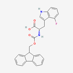 (2S)-2-(9H-fluoren-9-ylmethoxycarbonylamino)-3-(4-fluoro-1H-indol-3-yl)propanoic acid CAS 2244532-65-6