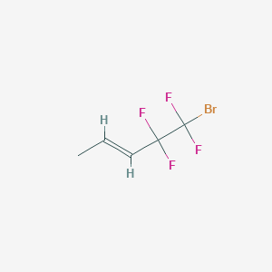 (E)-5-bromo-4,4,5,5-tetrafluoropent-2-ene CAS 22515-91-9
