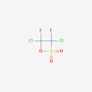 3,4-dichloro-3,4-difluorooxathietane 2,2-dioxide CAS 2268-24-8