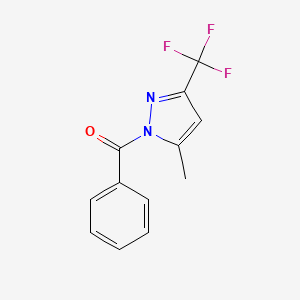 [5-methyl-3-(trifluoromethyl)pyrazol-1-yl]-phenylmethanone CAS 231947-19-6