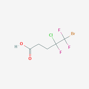 5-bromo-4-chloro-4,5,5-trifluoropentanoic acid CAS 232602-79-8
