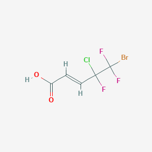 (E)-5-bromo-4-chloro-4,5,5-trifluoropent-2-enoic acid CAS 232602-80-1
