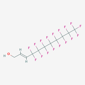 (E)-4,4,5,5,6,6,7,7,8,8,9,9,10,10,11,11,11-heptadecafluoroundec-2-en-1-ol CAS 2340-84-3