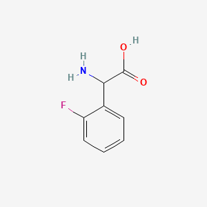 2-amino-2-(2-fluorophenyl)acetic acid CAS 2343-27-3