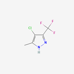 4-chloro-5-methyl-3-(trifluoromethyl)-1H-pyrazole CAS 235106-12-4