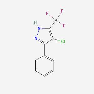 4-chloro-3-phenyl-5-(trifluoromethyl)-1H-pyrazole CAS 235106-13-5