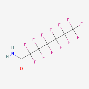 2,2,3,3,4,4,5,5,6,6,7,7,7-tridecafluoroheptanamide CAS 2358-22-7