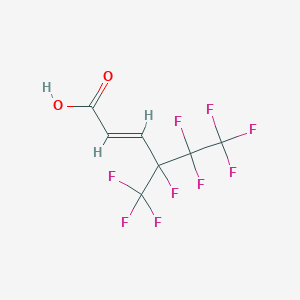 (E)-4,5,5,6,6,6-hexafluoro-4-(trifluoromethyl)hex-2-enoic acid CAS 239463-98-0