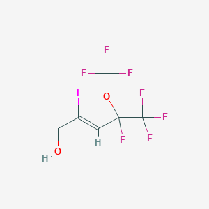 (Z)-4,5,5,5-tetrafluoro-2-iodo-4-(trifluoromethoxy)pent-2-en-1-ol CAS 243139-57-3