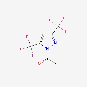 1-[3,5-bis(trifluoromethyl)pyrazol-1-yl]ethanone CAS 244187-01-7