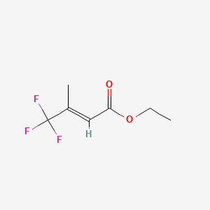 ethyl (E)-4,4,4-trifluoro-3-methylbut-2-enoate CAS 24490-03-7